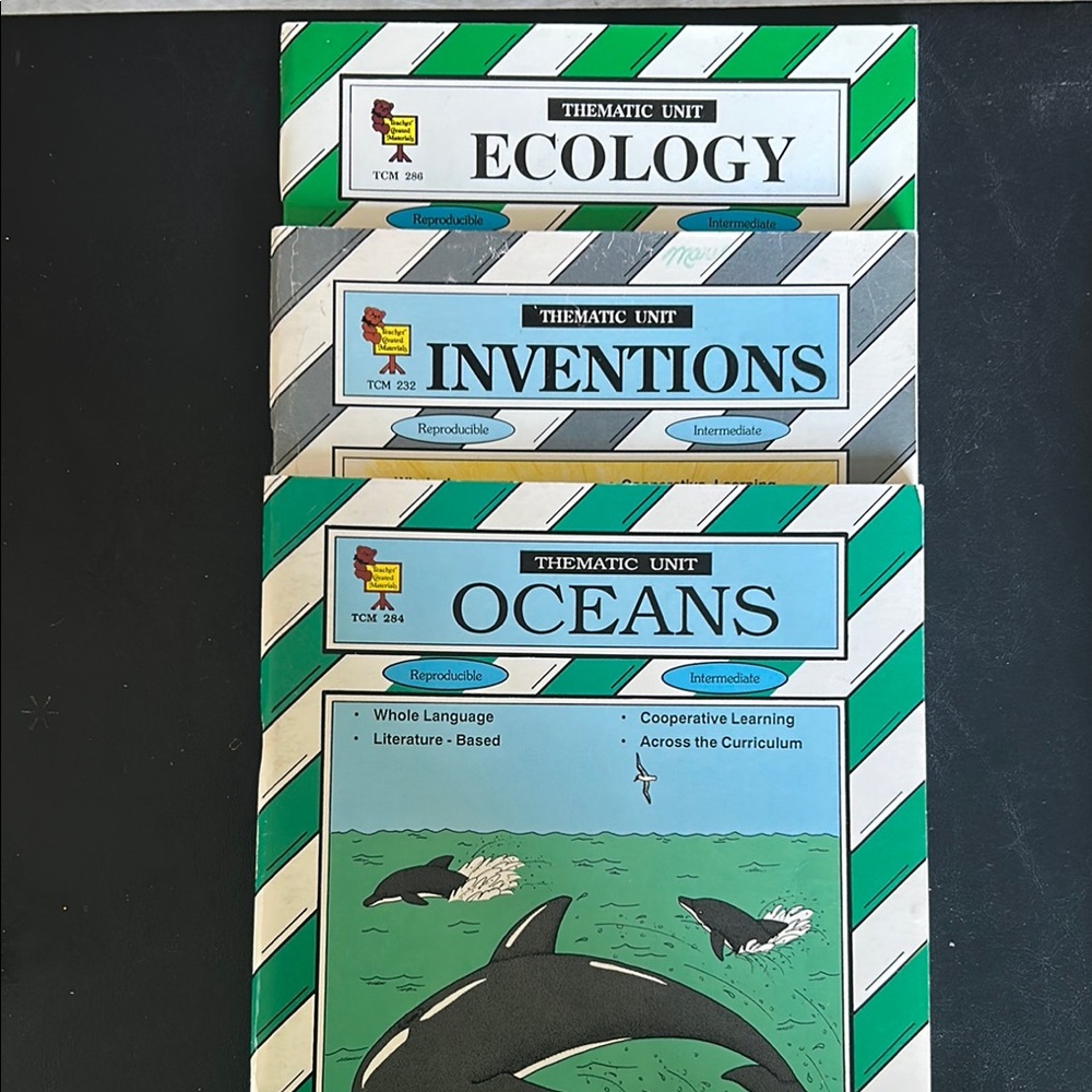 Thematic Unit Book Set - Ecology, Inventions, Oceans